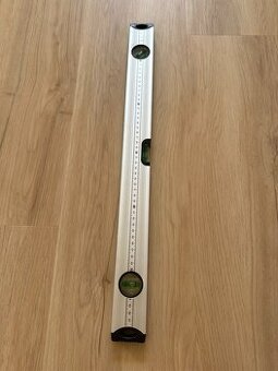 Klasická hliníková vodováha s pravítkem (60 cm)