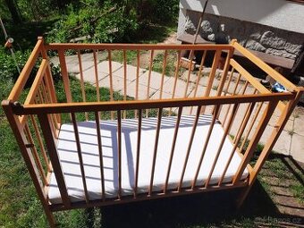 Dětská postýlka s matrací rozměry 120x60
