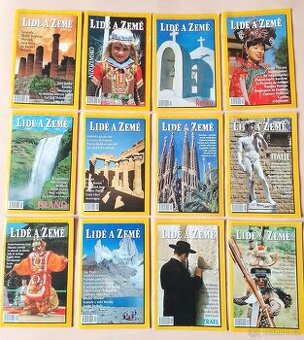 časopisy Lidé a země komplet 1997 výb.stav