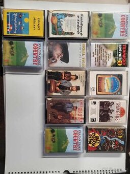 Magnetofonové kazety -country -Tučný,Rangers aj.18ks
