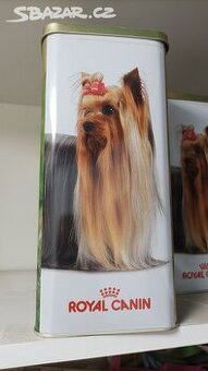 Kovová krabice s potiskem, třeba na pamlsky