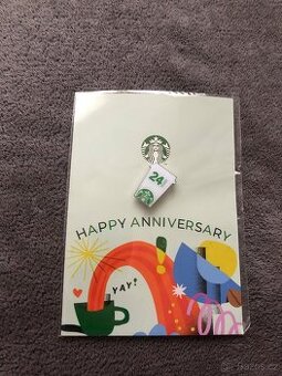 Starbucks výroční pin – 24 Years