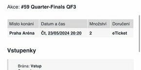 Čtvrtfinále Česko M.S 2024 1.kat