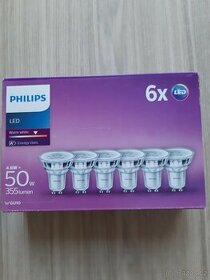 Philips 6x led žárovka GU10