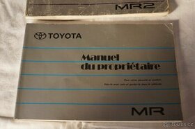 Toyota MR2 servisní manuál