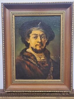 Obraz portrét v rámu 54x43