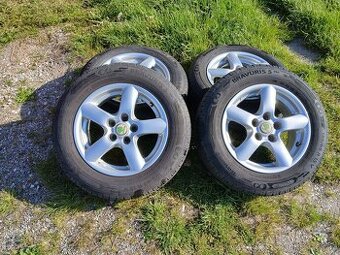 Alu 5x100 r15 + letní pneu Barum