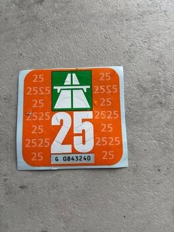 Švýcarská dálniční známka 2025