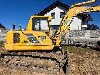 Pásový bagr komatsu pc110