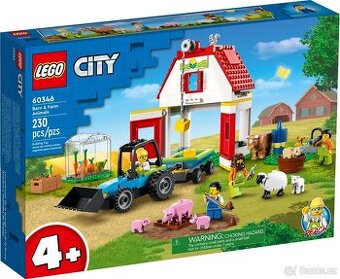 LEGO City 60346 Stodola a zvířátka z farmy