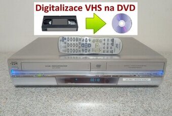 💥VHS-DVD rekordér JVC DR-MV1SE