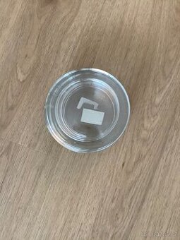 IKEA sklenene podlozky pod svicky - 6 ks