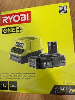 Ryobi ONE+ Sada akumulátoru a nabíječky RC18120