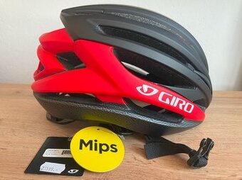 Giro Syntax MIPS cyklistická mat black/bright red - vel. L - 1