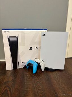 Sony Playstation 5 + 2x controller + 4 hry