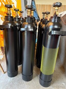 Lahve co2,náplň 6kg,bez stupaček,naplněné