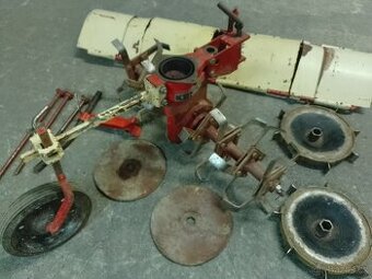 Vari rotavator, kypřící nože, radlička proorávací kola, osy,