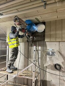jádrové vrtání a řezání betonu