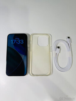 iPhone 15 Pro 128GB Midnight Blue, 87% baterie