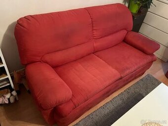 Sedací souprava látková +1x křeslo - prodej i samostatně