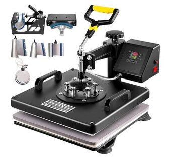 Termolis 8v1, sublimační lis, Heat press 38x38 Cm