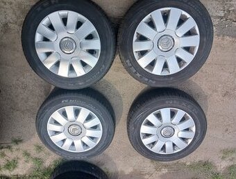 Alu kola 4x108 15 v zachovalém stavu, vzorek letní 185 65 15