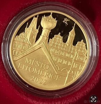 Zlato/ zlatá mince ČNB Litoměřice proof