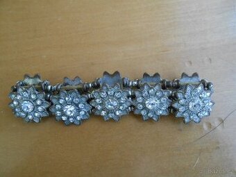 RETRO náramek s kamínky - známky stáří - foto