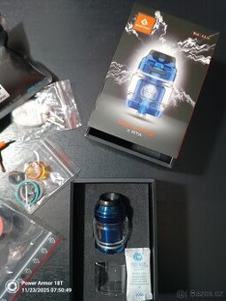 Clearomizér GeekVape Zeus X RTA 4,5ml modrý