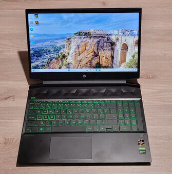 HP, Ryzen 7 3750H 6/12x 4,0GHz, 32GB DDR4, 256GB SSD,GTX1650