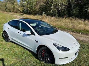 Tesla 3 Performance 9/2021 refresh model