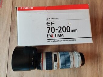Canon 70-200 f/4 L USM málo používaný