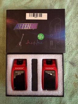 XIAOKOA UHF bezdrátový kytarový vysílač přijímač s LED obraz