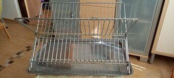 Odkapavac na nadobi - kov, 40 cm, použitý