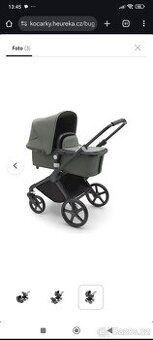 Kočárek Bugaboo Fox 3 complete BLACK/FOREST GREEN-FOREST GRE
