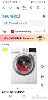 Aeg drahá prač̣ka levnĕ 9kg