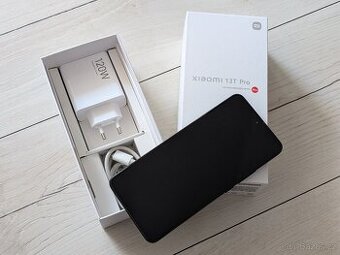 Xiaomi 13T Pro 12GB/512BG černý v záruce 120W nabíječka