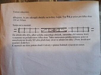 Kovaná ohrádka na okno, na truhlíky