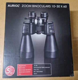 Dalekohled AURIOL zoom binoculars 10-30 x 60