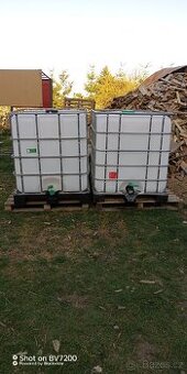 Prodám nadrže 1000L IBC kontejnery kubikovky