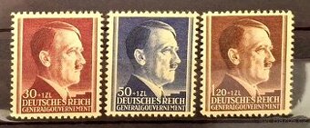 Nemecko Deutsche Raich, známky  protektorátu