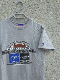 Vintage Champion triko tričko NCAA Football university semif - 1
