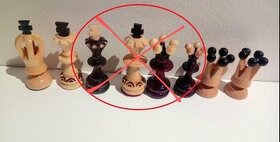 Šachové figurky, - 1