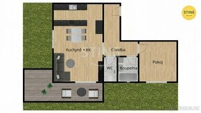 Novostavba byt 2+kk s předzahrádkou v Hradci nad Mor, 128283 - 1