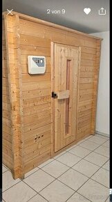 Finská sauna masiv 209x161cm