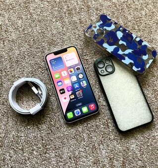 Apple Iphone 13 mini 256GB bílý ✅- SUPER STAV