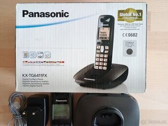 Bezdrátový telefon k pevné lince - Panasonic KX-TG6411FX