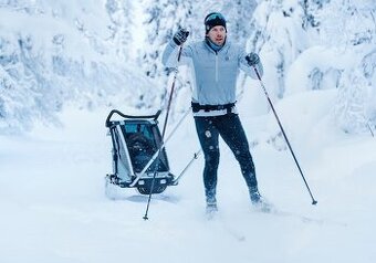 Thule Chariot Cross 1 + včetně ski setu Thule Chariot lyžařs