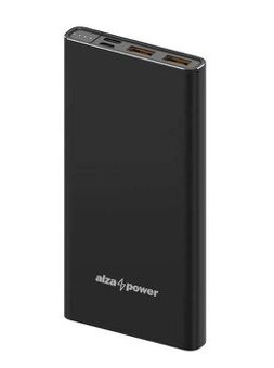 AlzaPower Metal 10000mAh Fast Charge + PD3.0 černá - 1