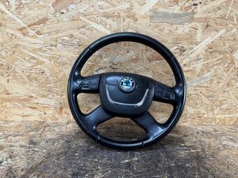 KOMPLETNÍ KOŽENÝ MULTIFUNKČNÍ VOLANT ŠKODA